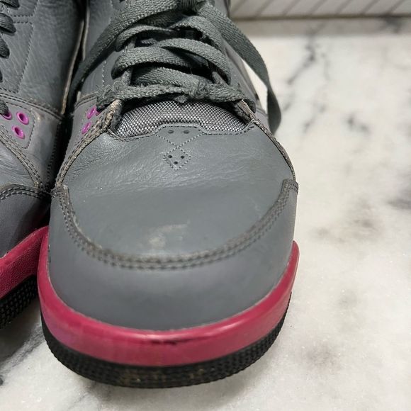 A1-Nike Air Jordan Flight Origin 599593-090 Cool Grey, Size 11.5, VTG 2013 - Picture 5 of 10